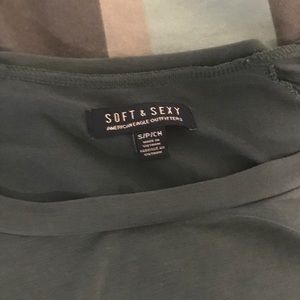 American eagle green long sleeve